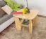 Salontafel massief grenen,, naturel 005 - Afmetingen 60 x 65 x 65 cm (H x B x D)