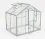 Kas - kas Radicchio L3, wanden: 4 mm gehard glas, dak: 6 mm HKP meerwandig, grondoppervlakte: 3,10 m² - afmetingen: 150 x 220 cm (L x B)