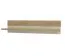 wandrek / hangplank Mauga 04, kleur: bruin eiken / crème hoogglans - Afmetingen: 23 x 110 x 22 cm (h x b x d)