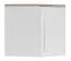 Aufsatz für Drehtürenschrank/ Kleiderschrank Burgos  02, Farbe: Eiche / Weiß - 45 x 40 x 38 cm (H x B x T)