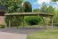 Dubbele carport Classic 1 PVC-dak Variant B SET met 1 toegangsboog, grondoppervlakte 25,9 m².