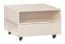 Salontafel op vier wielen | 1 open vak | 1 lade | kleur: beige | soft-close functie | push-to-open functie | voor woonkamer