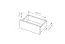 Schlichter Couchtisch mit einer Schublade Zaghouan 11, Farbe: Beige - Abmessungen: 44,5 x 96,9 x 60 cm (H x B x T)