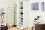 Draaideurkast / kledingkast Poten 01, kleur: wit - 209 x 50 x 37 cm (H x B x D)