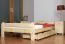 kinderbed / jeugdbed massief grenenhout naturel A11, incl. lattenbodem - afmetingen 140 x 200 cm