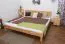 Futonbed / massief houten bed Houten Nature 02 beukenkernhout geolied - ligvlak 200 x 200 cm (b x l)