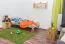 Kinderbett / Jugendbett Kiefer massiv Vollholz natur 86, inkl. Lattenrost - Liegefläche 80 x 200 cm