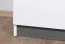 Kinderkamer - ladenkast / kast Frank 06, kleur: wit / grijs - 125 x 90 x 40 cm (h x b x d)