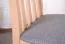 Eikenkleurige SIGULDA eetkamerstoel, grijze bekleding, hoogwaardig T-25 schuim, massief beukenhout, klassieke uitstraling, hoogwaardig materiaal