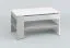 Antioch 10 salontafel, kleur: wit glanzend / lichtgrijs - Afmetingen: 100 x 60 x 52 cm (B x D x H)