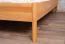 Eenpersoonsbed / logeerbed Wellsford 01 geolied massief beuken kernhout - Lig vlak: 90 x 200 cm (B x L)