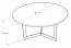 Salontafel Granollers 02, Kleur: Wit Marmer - Afmetingen: 80 x 80 x 42 cm (B x D x H)