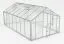 Kas - Kas Radicchio XL15, wanden: 4 mm gehard glas, dak: 6 mm HKP meerwandig, grondoppervlakte: 14,5 m² - afmetingen: 500 x 290 cm (L x B)