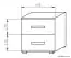 ladeblok / rolcontainer Tabubil 12, kleur: wengé / grijs - afmetingen: 53 x 50 x 50 cm (H x B x D)