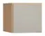 opzetkast voor eendeurskast Nanez 12, kleur: eiken / grijs - Afmetingen: 45 x 47 x 57 cm (H x B x D)