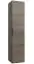 Badkamer - Kolomkast Ongole 24, Kleur: donker grenen - Afmetingen: 160 x 35 x 35 cm (H x B x D)