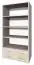 Open kast / Boekenkast Garut 29, kleur: Sonoma eiken - afmetingen: 194 x 80 x 40 cm (H x B x D)
