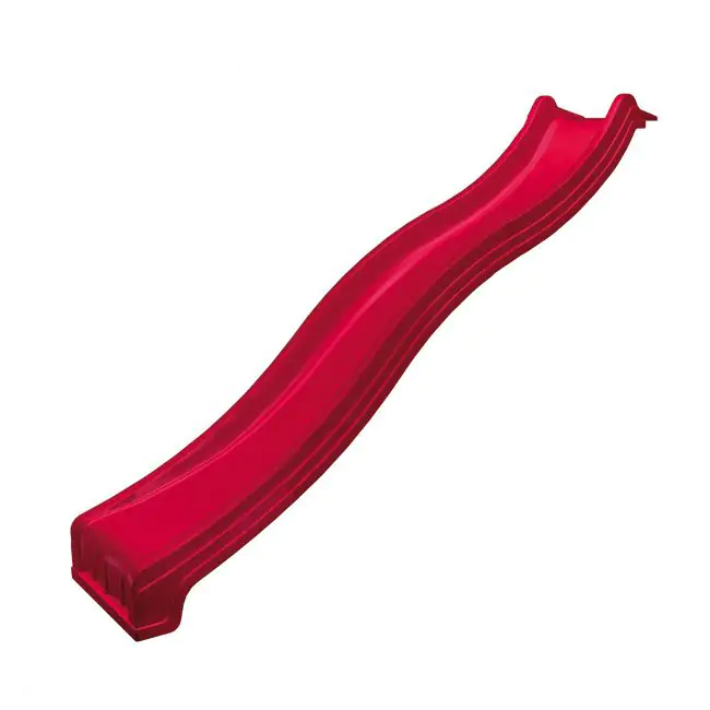 Glijbaan met wateraansluiting - lengte 2,40 m - kleur: rood,  