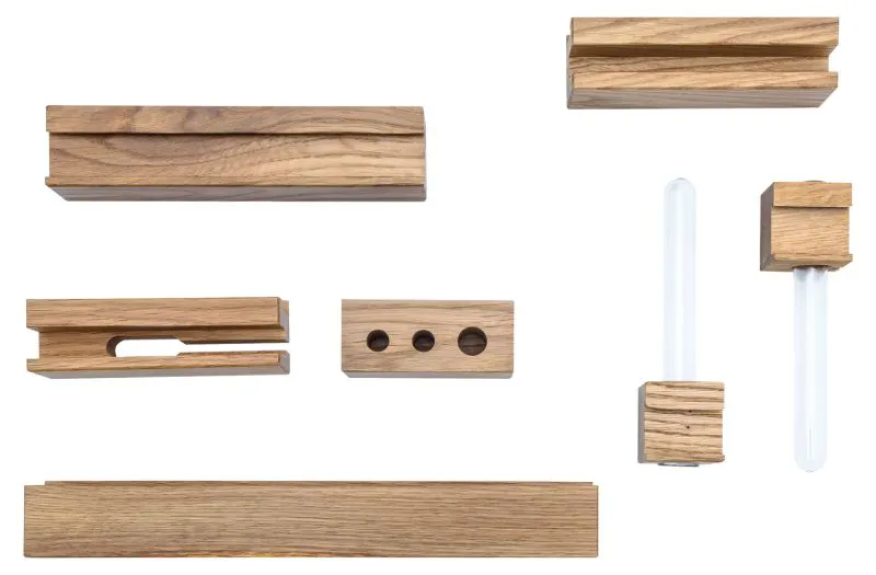 Functionele accessoires set voor commode, 7 delig