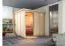 Sauna "Aleksi" SET met rand en kachel 9 kW - 210 x 210 x 202 cm (B x D x H)