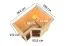 Sauna "Solveig" SET met bronskleurige deur en boven lijst - kleur: onbehandeld, kachel 9 kW - 264 x 198 x 212 cm (B x D x H)