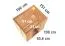 Sauna "Jarle" met energiebesparende deur - Kleur: Naturel - 196 x 151 x 198 cm (B x D x H)