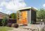Saunahuis "Heli" met moderne deur & kachel 9 KW kleur: terra grijs - 196 x 196 cm (B x D), vloeroppervlak: 3.3 m²