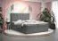 Modern boxspringbed Pirin 24, kleur: grijs - ligvlak: 160 x 200 cm (b x l), met voldoende opbergruimte