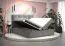 Boxspringbed in modern design Pirin 54, kleur: grijs - ligvlak: 160 x 200 cm (b x l)
