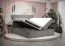Boxspringbed in exclusief design Pirin 64, kleur: grijs - ligvlak: 140 x 200 cm (b x l)