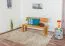 Bank Wooden Nature 135 massief eikenhout - 140 x 35 cm (L x B)