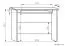 Bureau Banjaran 27, kleur: elzen - afmetingen: 75 x 205 x 175 cm (H x B x D)