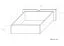 Doppelbett / Jugendbett "Easy Premium Line" K8 inkl. 2 Schubladen und 1 Abdeckblende, 180 x 200 cm Buche Vollholz massiv weiß lackiert
