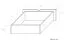 Einzelbett / Funktionsbett "Easy Premium Line" K4, inkl. 2 Schubladen und 1 Abdeckblende, 140 x 200 cm Buche Vollholz massiv weiß lackiert