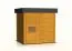 Buiten sauna / saunahuis Tihama 40 mm, buitenafmetingen (B x D): 254 x 204 cm - kleur: eiken / antraciet