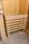 Sauna "Druna" SET met bronskleurige deur en glazen front - kleur: natuur, kachel 9 kW - 216 x 234 x 198 cm (B x D x H)