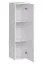 Hangelement met modern design Kongsvinger 08, kleur: eiken Wotan / wit hoogglans - Afmetingen: 160 x 330 x 40 cm (H x B x D), met voldoende opbergruimte