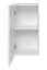 Volleberg 37 woonkamer wandmeubel, kleur: wit / zwart - Afmetingen: 140 x 250 x 40 cm (H x B x D), met LED-verlichting