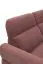 Hoekbank Turnhout 02, Kleur: Rood - Afmetingen: 102 x 262 x 207 cm (H x B x D) - Ottomane: Rechts