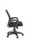 Bureaustoel / jeugdstoel Apolo 09, kleur: zwart, met extra brede rugleuning