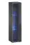 Modern wandmeubel Balestrand 179, kleur: grijs - Afmetingen: 160 x 270 x 40 cm (H x B x D), met vijf vakken