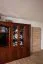 Büroschrank / Wohnzimmerschrank Antike 02,  Farbe: rote Walnuss - 200 x 135 x 42 cm (H x B x T)