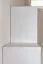 wandrek / hangplank massief wit massief grenen Junco 286 - Afmetingen: 56 x 125 x 20 cm (H x B x D)
