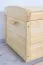 Kist massief grenen, natuur 006 - Afmetingen: 58 x 94 x 55,5 cm (H x B x D)