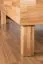 Futonbed / massief houten bed Wooden Nature 03 Eiken geolied - ligvlak 140 x 200 cm (B x L) 