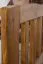 Kinderbed met valbescherming massief grenenhout, kleur eikenhout A17, incl. lattenbodem - afmetingen 70 x 160 cm - inclusief matras
