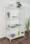 rek / open kast massief wit grenen Junco 56 B - 125 x 70 x 30 cm (H x B x D)