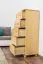 dressoir / highboard kast massief grenen, natuur Junco 141 - Afmetingen: 123 x 60 x 42 cm (h x b x d)