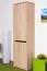 kast Popondetta 19, kleur: Sonoma eiken - afmetingen: 200 x 55 x 38 cm (H x B x D)