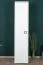 Kinderzimmer - Drehtürenschrank / Kleiderschrank Benjamin 10, Farbe: Weiß - Abmessungen: 198 x 44 x 56 cm (H x B x T)